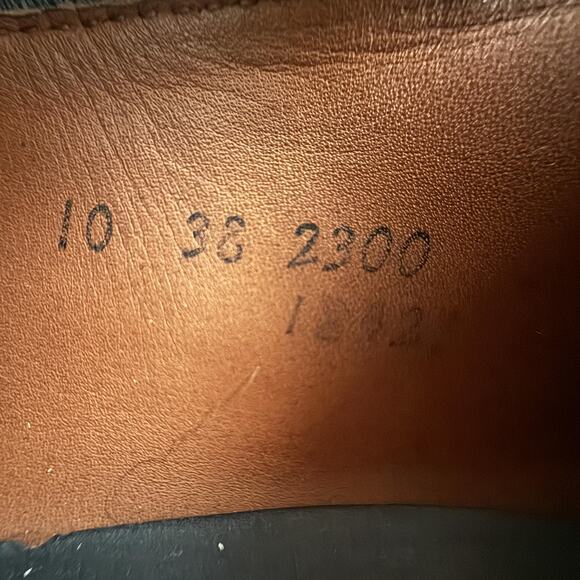 Allen Edmonds Burbank Shoes Mens Size 10 EEE Black Horsebit Loafers Leather USA - Picture 5 of 8